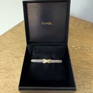 LAGOS Two-Tone X Caviar Bracelet 6mm | Never Worn | Retail $1,400